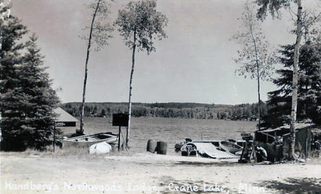 Handberg's Northwoods Lodge, Crane Lake Minnesota, 1930's