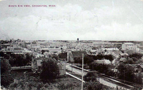 Birds eye view, Crookston Minnesota, 1910