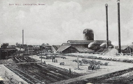 Saw Mill, Crookston Minnesota, 1910's