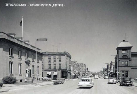 Broadway, Crookston Minnesota, 1958