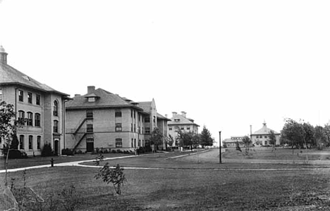 Campus Street, Northwest School of Agriculture, Crookston Minnesota, 1920
