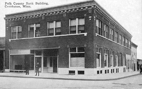 Polk County Bank Building, Crookston Minnesota, 1925