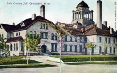 Polk County Jail, Crookston Minnesota, 1910