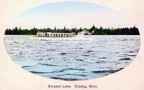 Serpent Lake, Crosby Minnesota, 1910