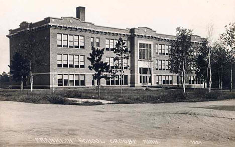 Franklin School, Crosby Minnesota, 1915