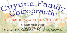 Cuyuna Family Chiropractic, Crosby Minnesota