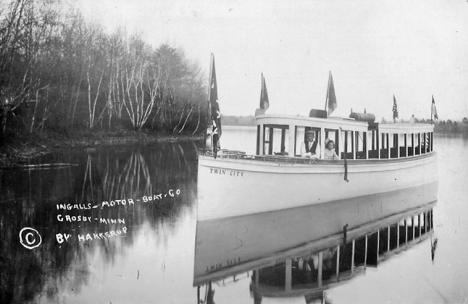 Ingalls Motor Boat Company, Crosby Minnesota, 1911
