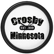 Crosby Established 1909 Wall Clock
