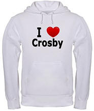 I Love Crosby Hooded Sweatshirt