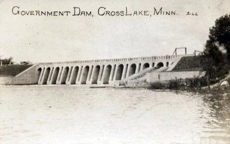 Government Dam, Crosslake Minnesota, 1914