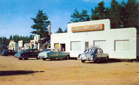 Business District, Crosslake Minnesota, 1950's