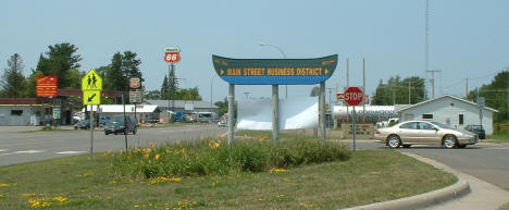 Floodwood Business District Sign, 2006