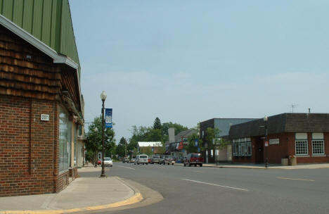 View of Downtown Floodwood Minnesota