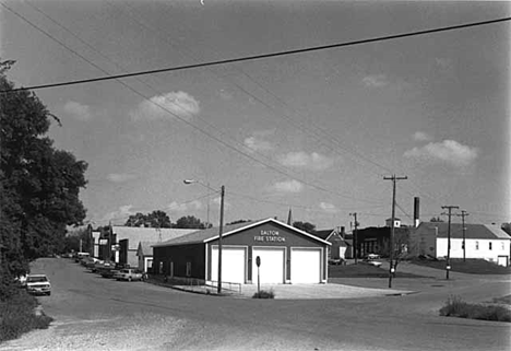 Looking east on Anderson Street, Dalton Minnesota, 1982