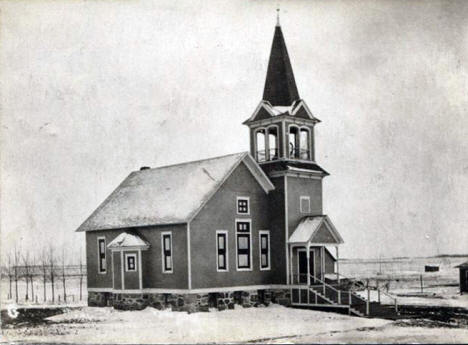 Church, Danube Minnesota, 1907
