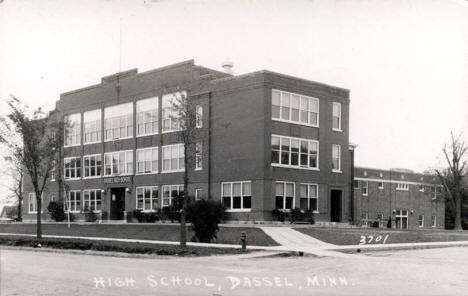 High School, Dassel Minnesota, 1940's?