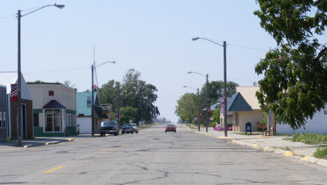 Street scene, Deer Creek Minnesota, 2008
