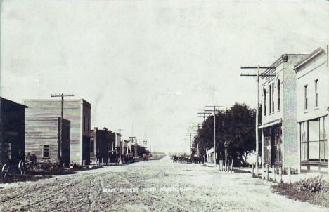 Main Street, Deer Creek Minnesota, 1909