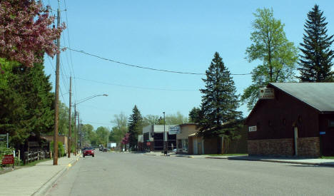 Street scene, Deerwood Minnesota, 2007
