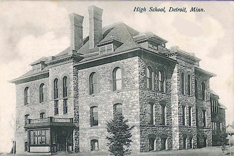 High School, Detroit Lakes Minnesota, 1907