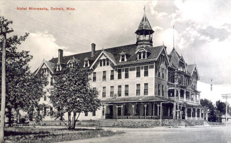 Hotel Minnesota, Detroit Lakes Minnesota, 1907