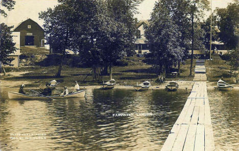 Fairhaven Landing, Detroit Lakes Minnesota, 1909