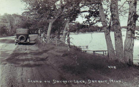 Scene on Detroit Lake, 1920's