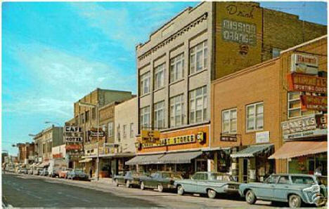 Main Street, Detroit Lakes, Minnesota, 1960's