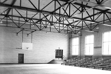 Auditorium and gym, Dilworth Minnesota, 1940