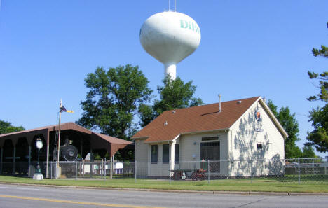 Old Railroad Depot and Water Tower, Dilworth Minnesota, 2008
