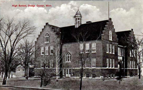 High School, Dodge Center Minnesota, 1919