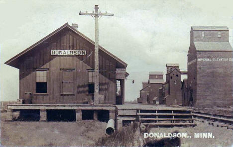 Great Northern Depot, Donaldson Minnesota, 1911