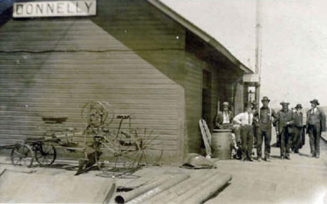 Donnelly Depot, Donnelly Minnesota, late 1900's