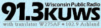 KUWS - "Wisconsin Public Radio"