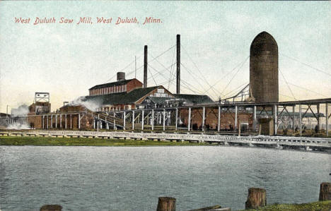 West Duluth Saw Mill, West Duluth Minnesota, 1910's