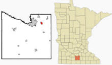 Location of Eagle Lake, Minnesota