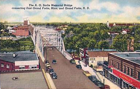 A.G. Sorlie Memorial Bridge, East Grand Forks Minnesota, 1957