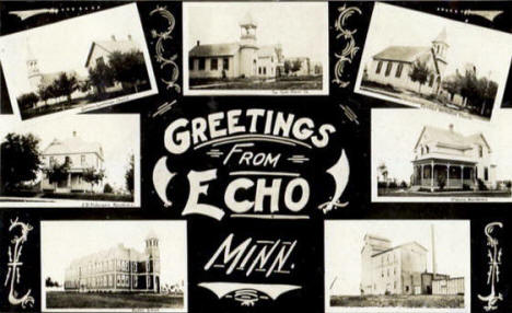 Greetings From Echo Minnesota, 1908