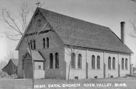 Irish Catholic Church, Eden Valley Minnesota, 1910's