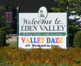 Welcome to Eden Valley Minnesota!