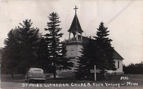 St. Paul's Lutheran Church, Eden Valley Minnesota, 1946
