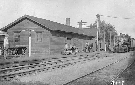 Depot, Elk River Minnesota, 1911