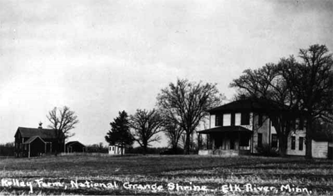 The Oliver Kelley Farm, a National Grange Shrine. Located near Elk River, 1947