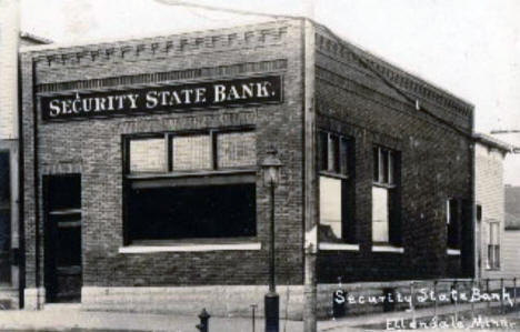 Security State Bank, Ellendale Minnesota, 1915