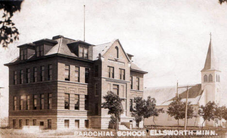 Parochial School, Ellsworth Minnesota, 1908