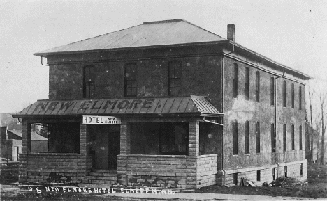New Elmore Hotel, Elmore Minnesota, 1920's