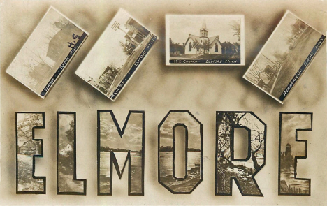 Multiple scenes, Elmore Minnesota, 1912