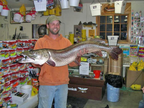 Big Northern caught in Burntside Lake, Ely Minnesota, 2008