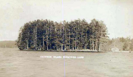 Pattison Island, Burntside Lake, Ely Minnesota, 1908