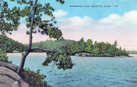 Basswood Lake near Ely Minnesota, 1946
